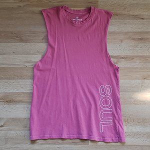 [NWOT] SOULCYCLE Men's Red Muscle Tank Top - Small